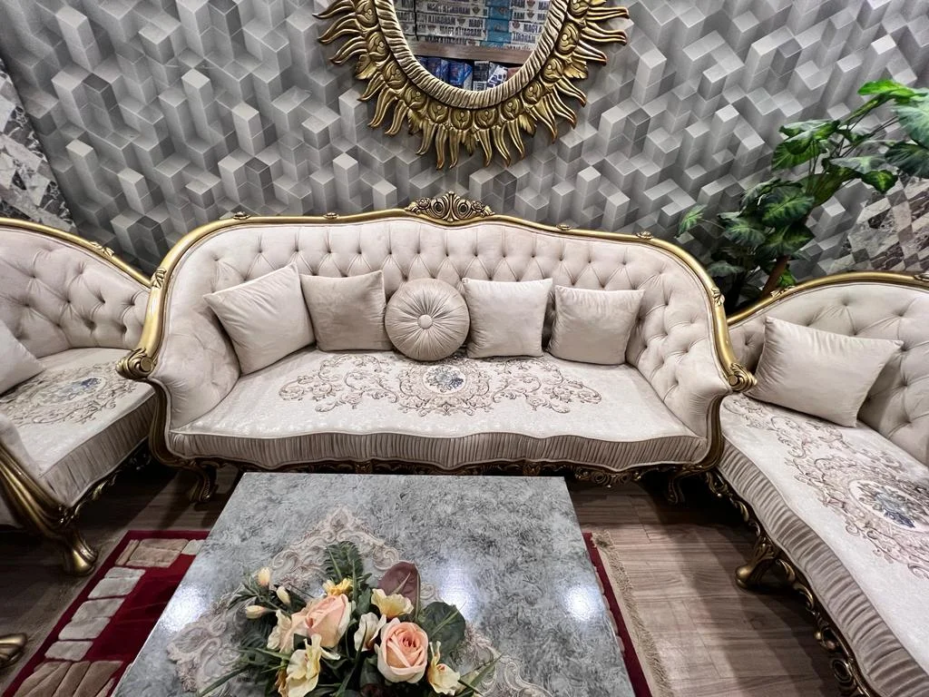 Elegant Victorian Style Sofa Set